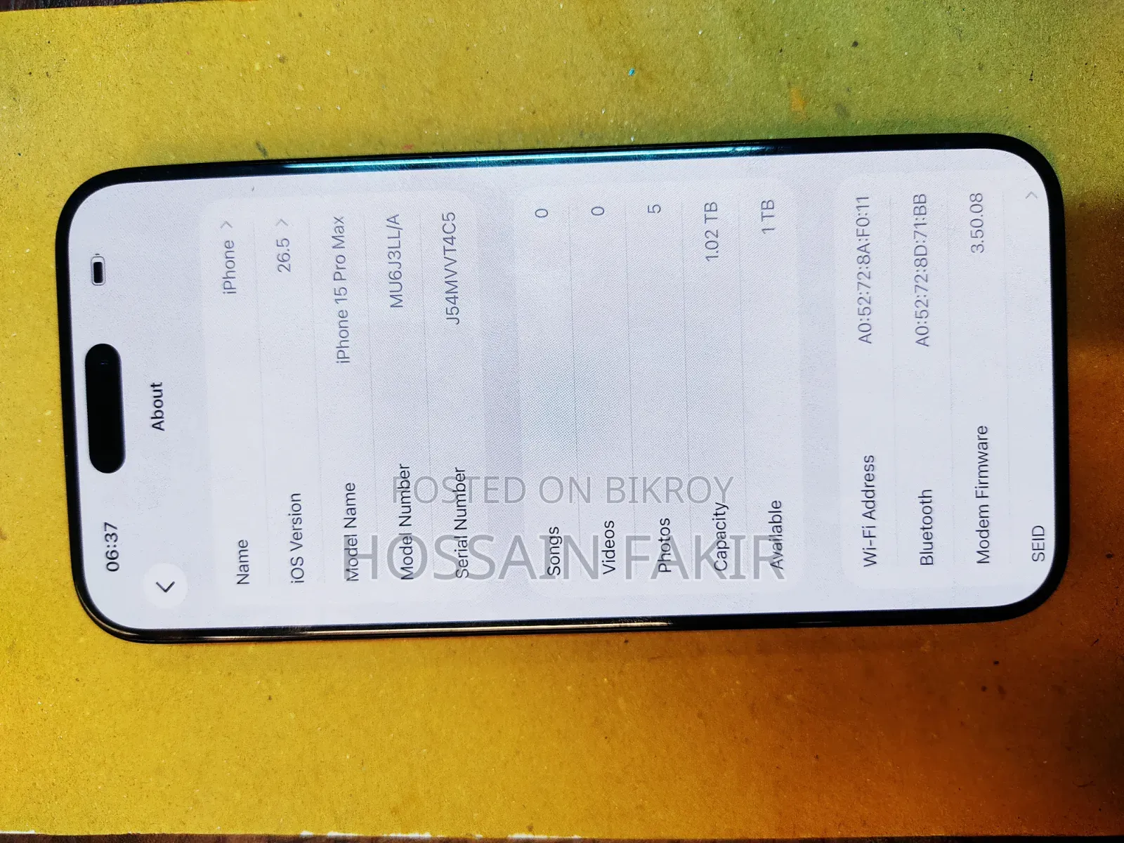 Apple iPhone 15 Pro Max 1 TB Blue