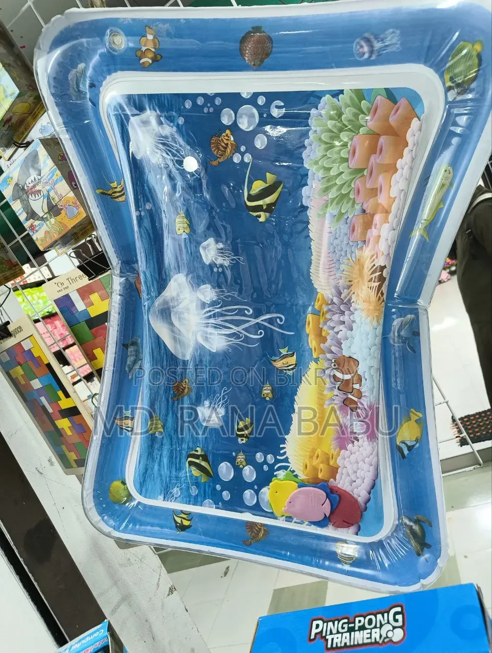 Infinno Inflatable Tummy Time Baby Water Play Mat 
Water Play Mat
