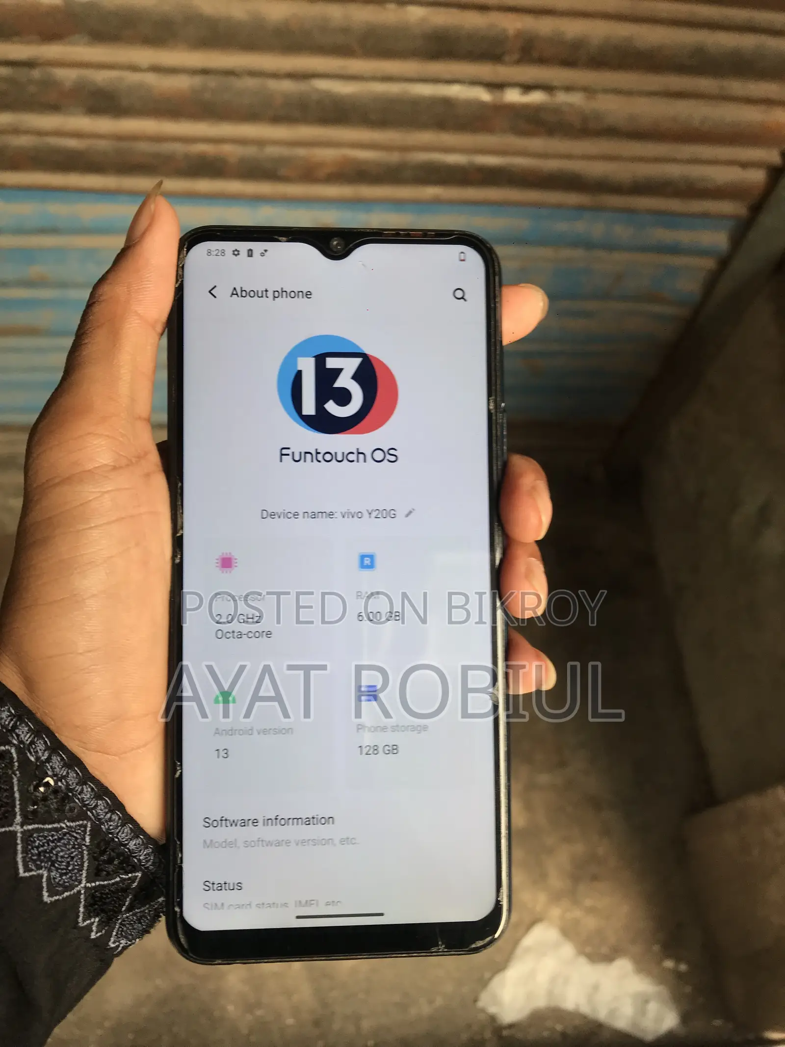 Vivo Y20G 128 GB Blue
