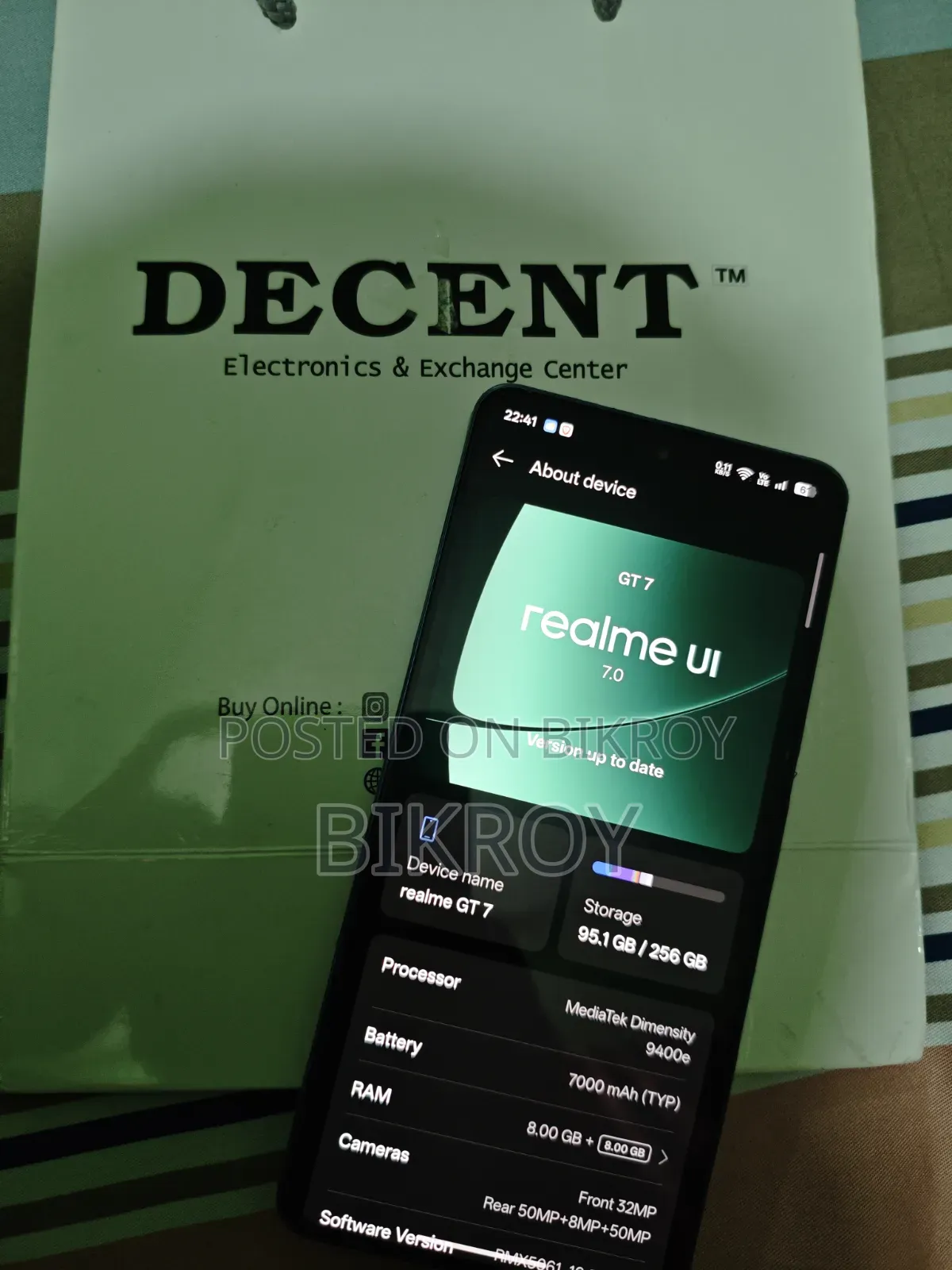 Realme GT 7 256 GB Silver