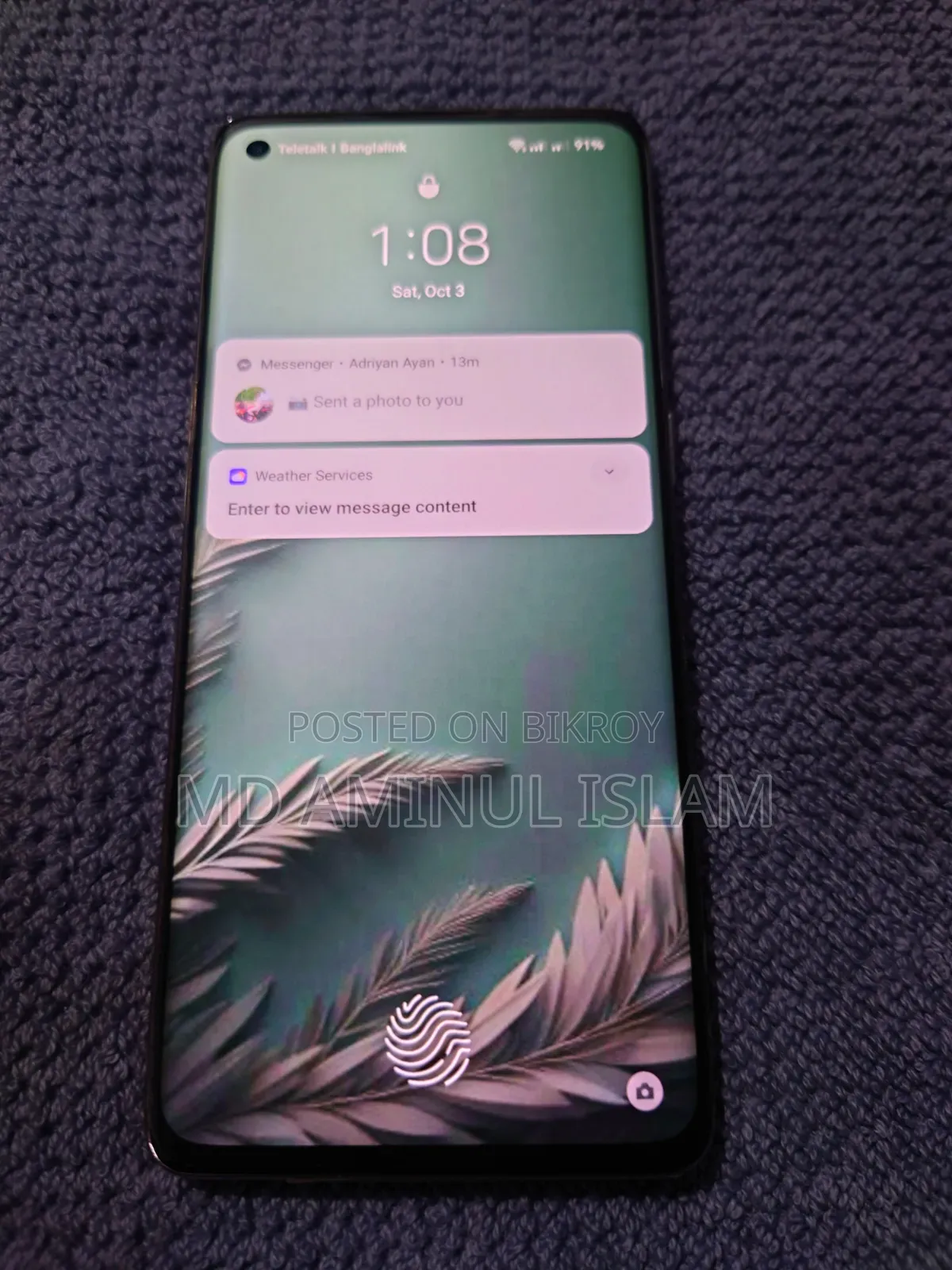 Oppo Reno 5 256 GB Gold