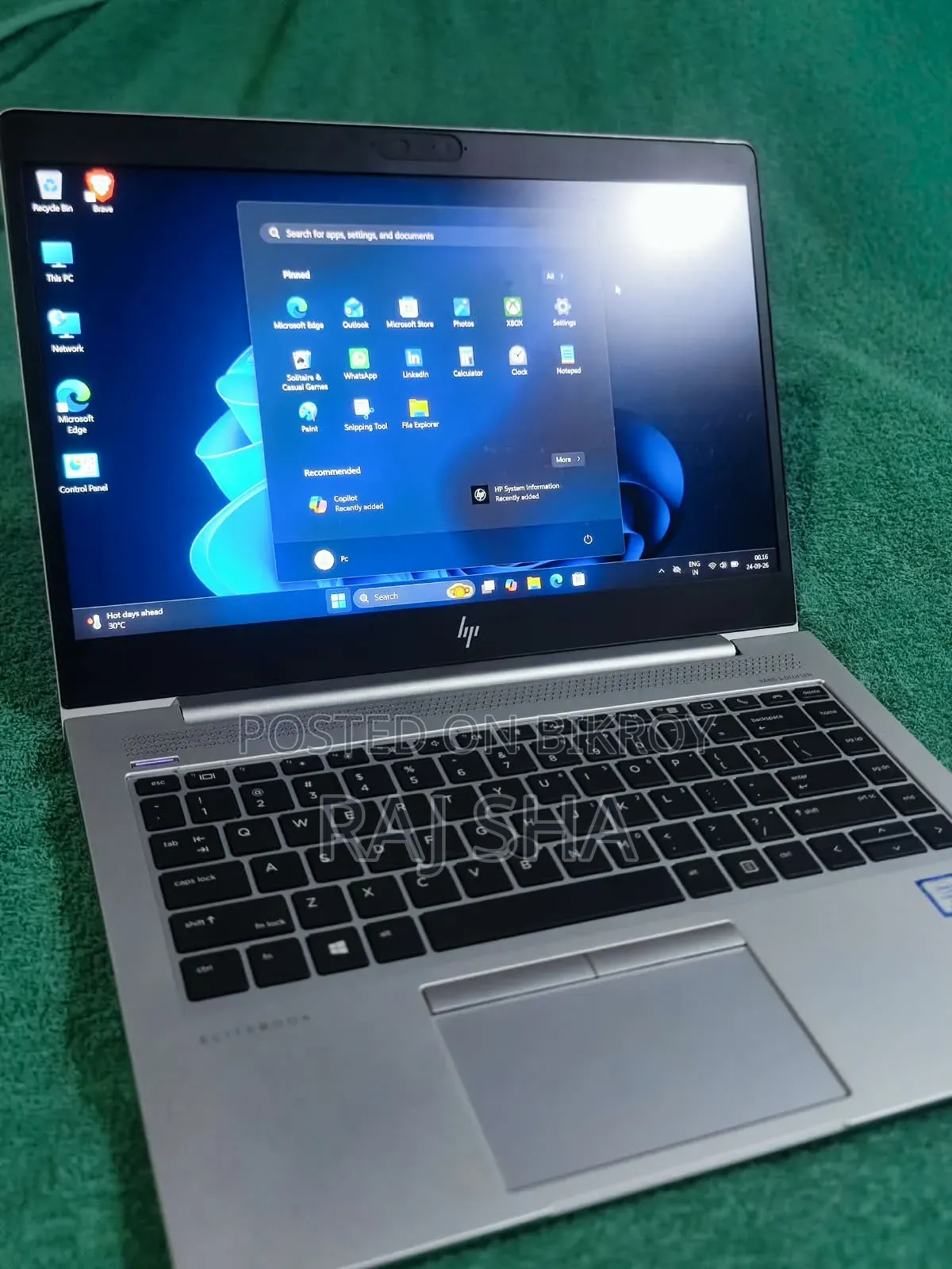 Laptop HP EliteBook 840 G6 16GB Intel Core i5 SSHD (Hybrid) 256GB