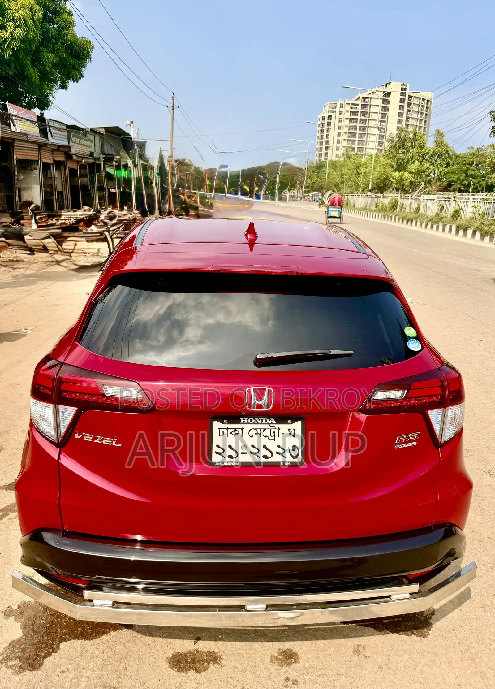Honda Vezel ১.৫ হাইব্রিড টু-হুইল ড্রাইভ ২০১৭ লাল