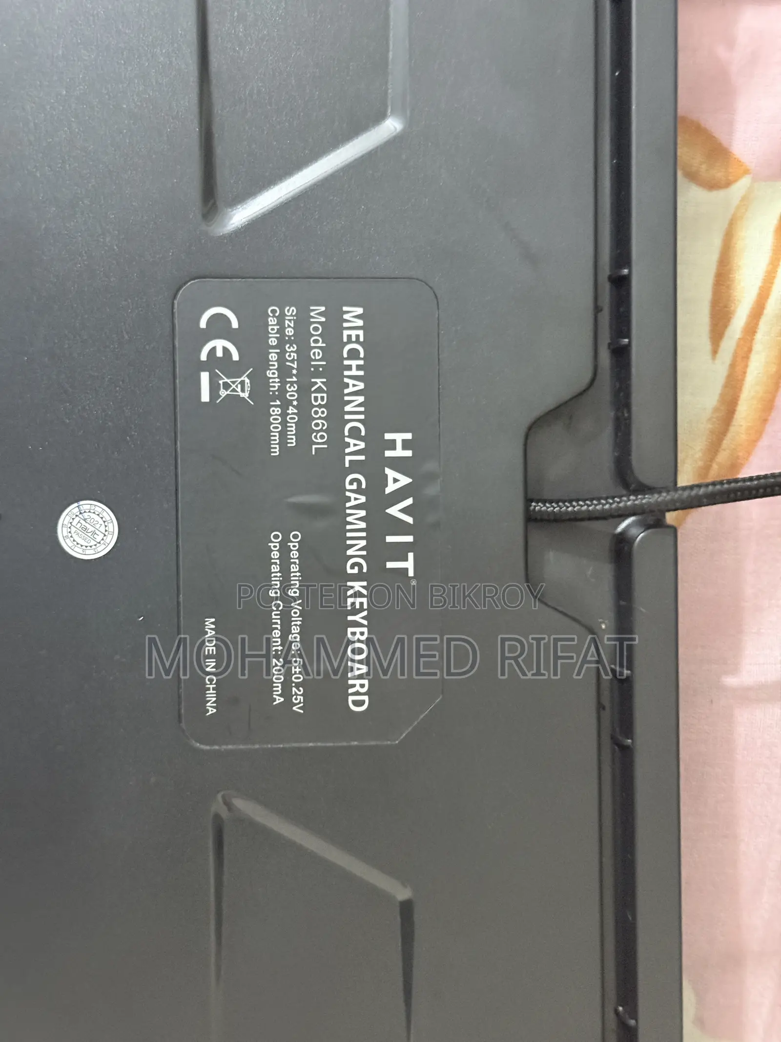 Havit HV-KB869L RGB Mechanical Gaming Keyboard