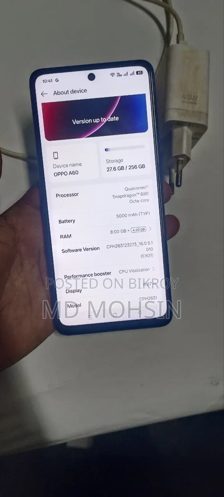 Oppo A60 256 GB Black