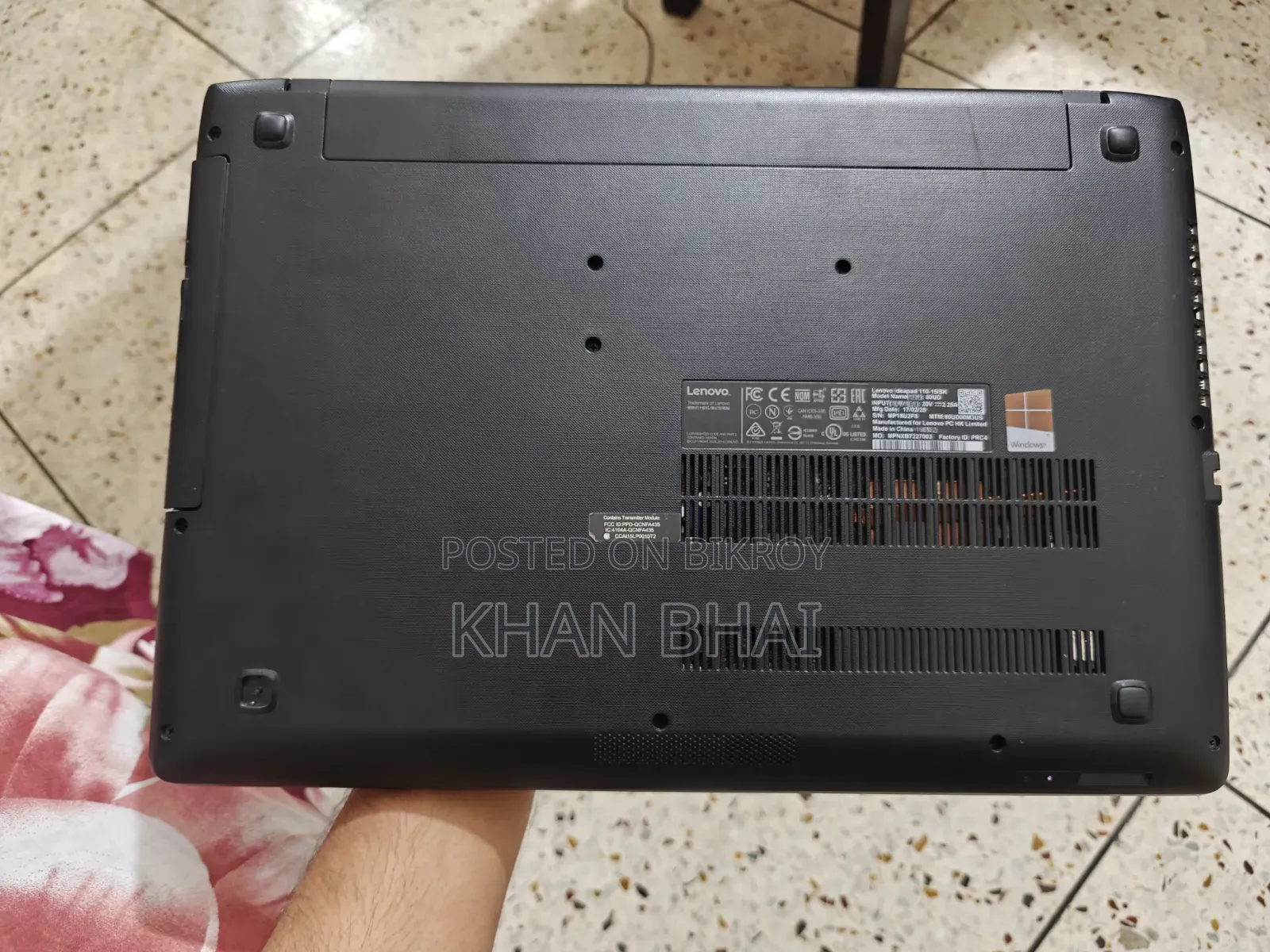 Laptop Lenovo IdeaPad 110 6GB Intel Core i3 SSD 256GB
