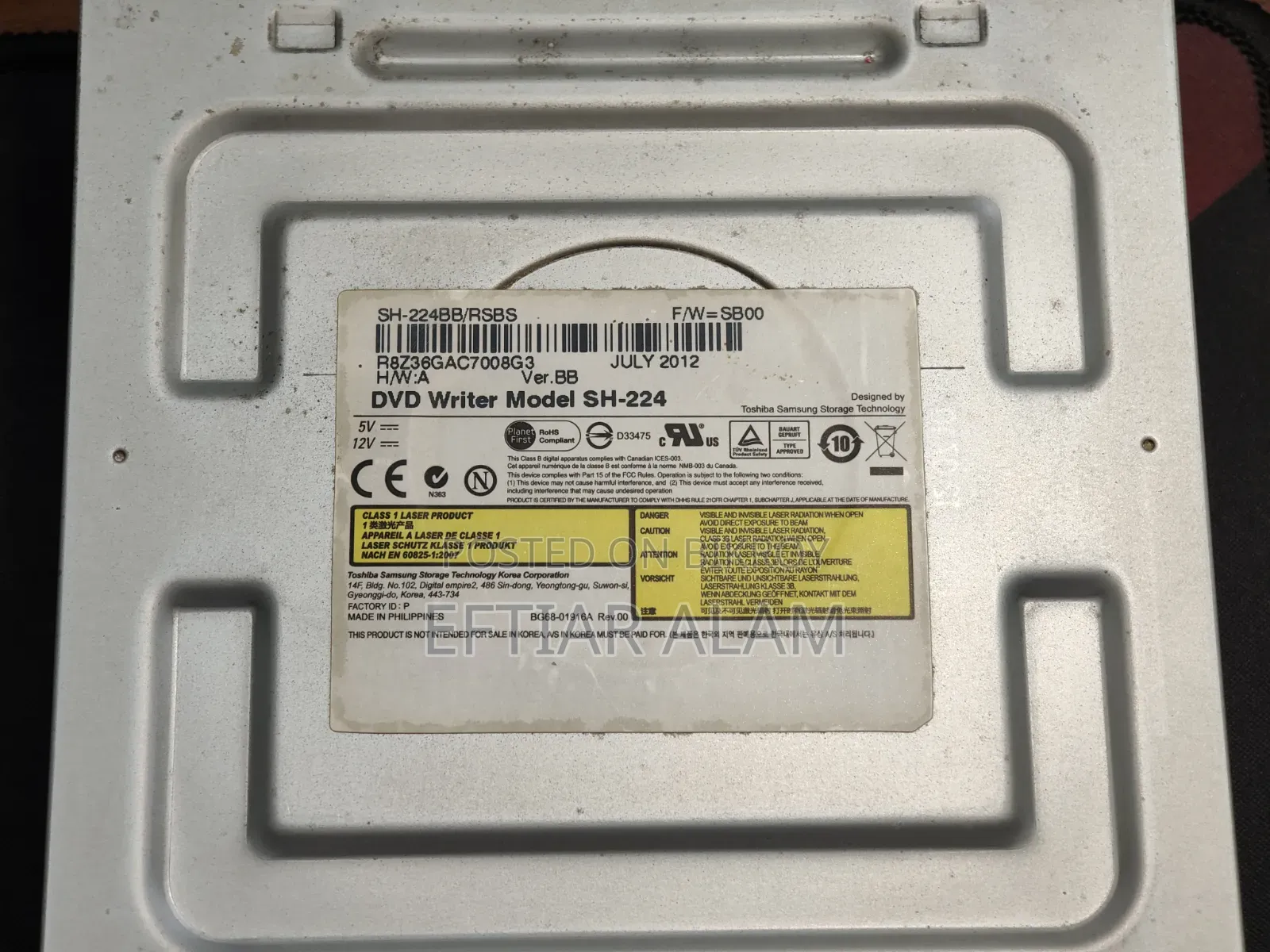 Samsung DVD Writer SH-224 (For Desktop)