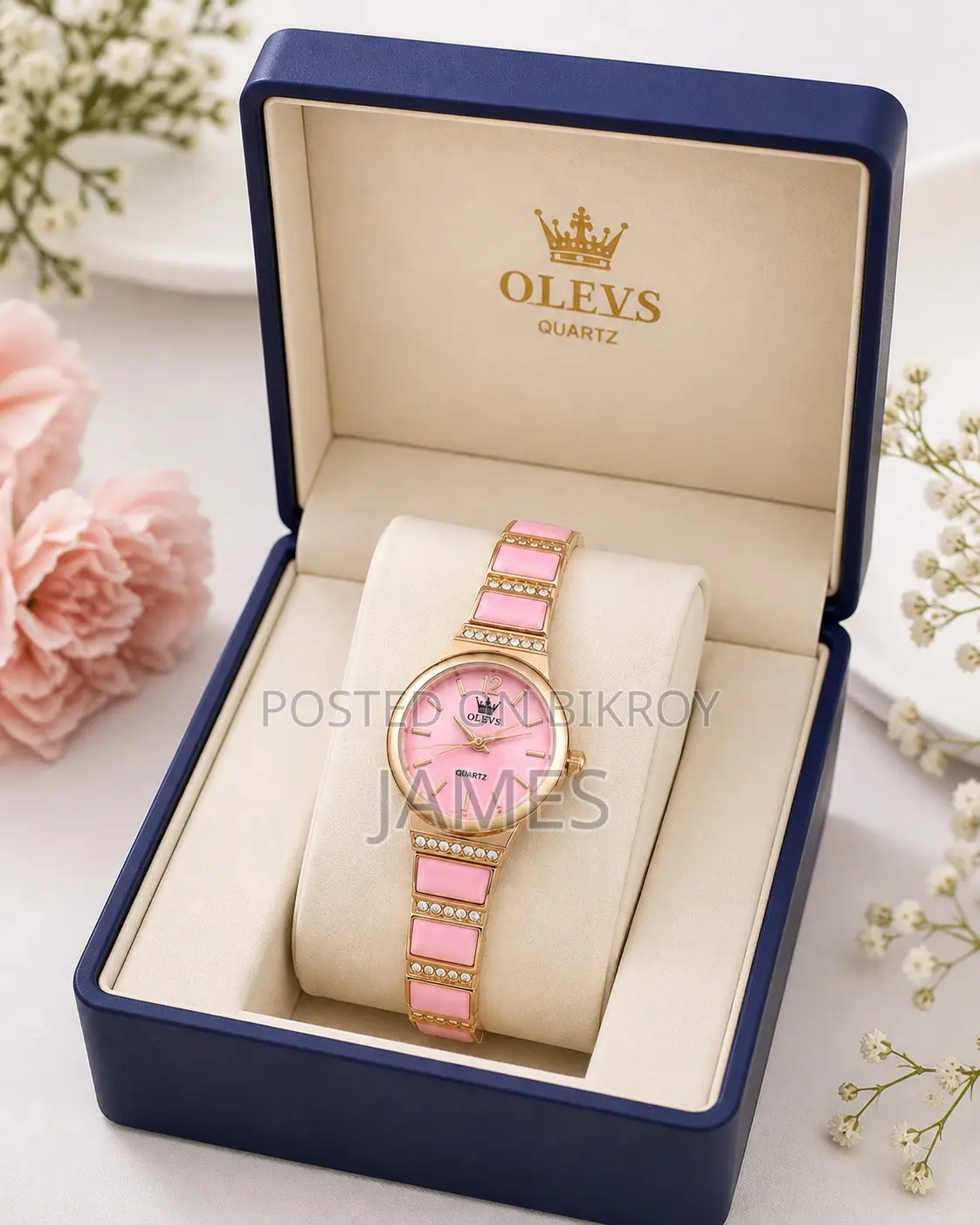 OLEVS প্রিমিয়াম লেডিস কোয়ার্টজ ওয়াচ