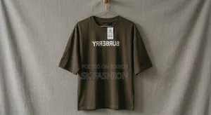 Men's Black Cotton Drop Shoulder T-Shirt With Louis Vuitton Logo