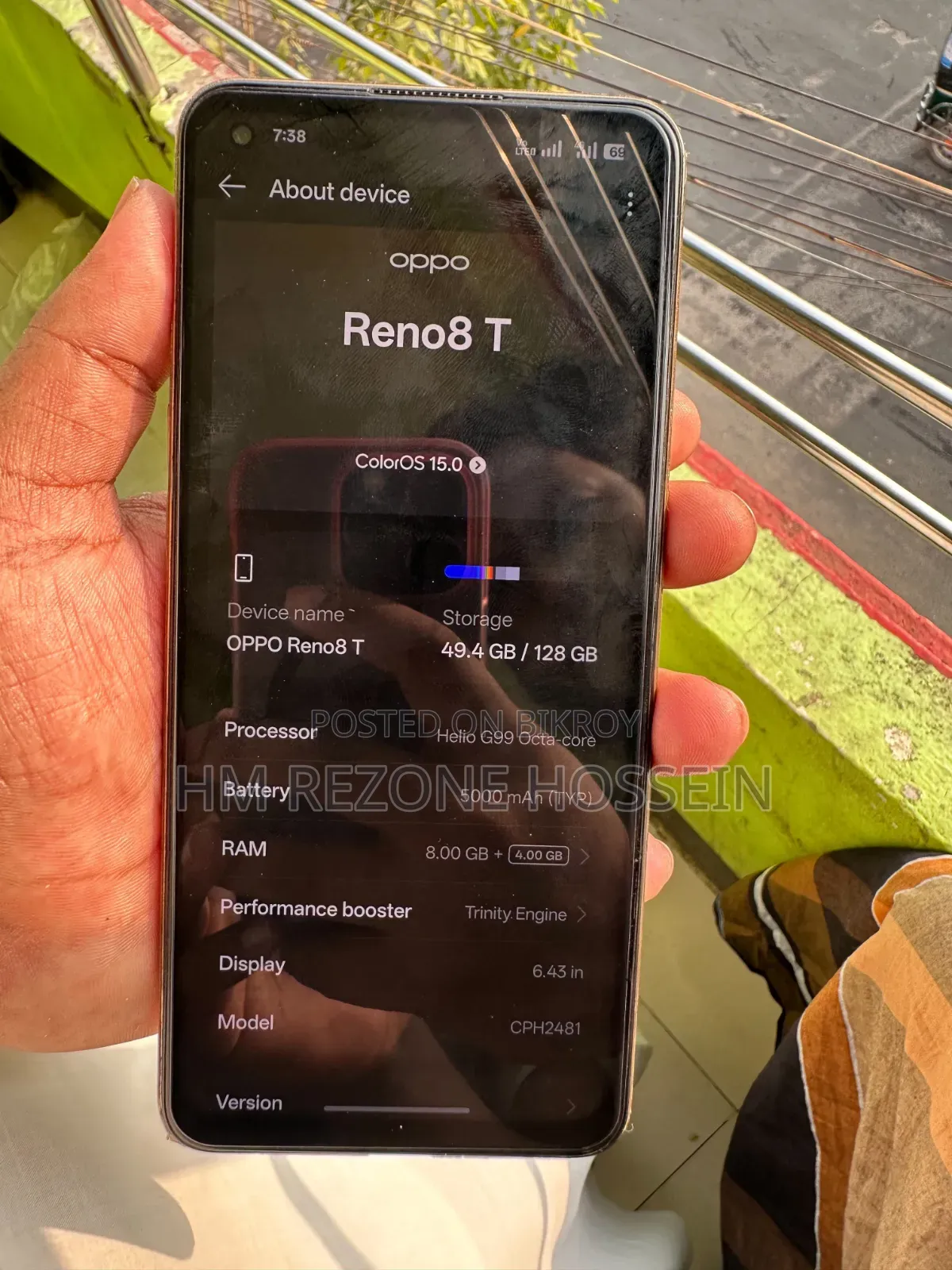 Oppo Reno 8T 128 GB Orange