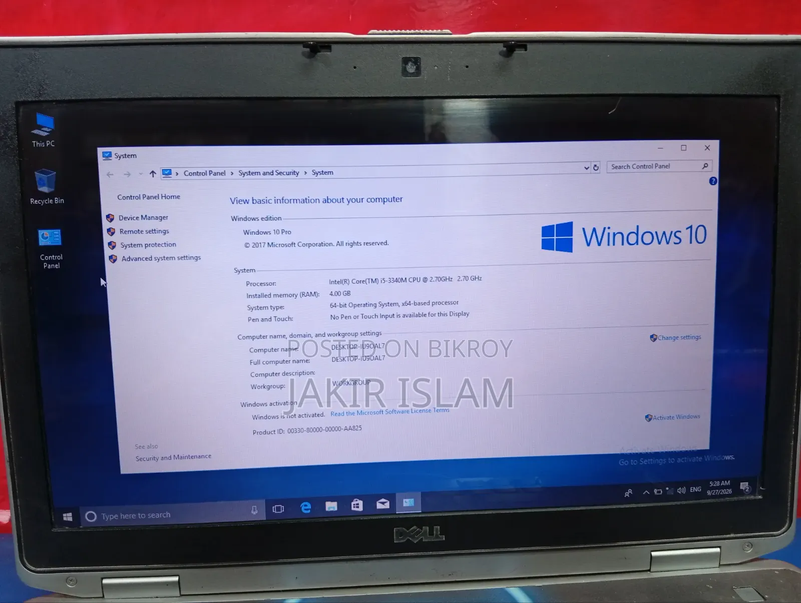 Laptop Dell Latitude 11 3190 8GB Intel Core i5 HDD 500GB