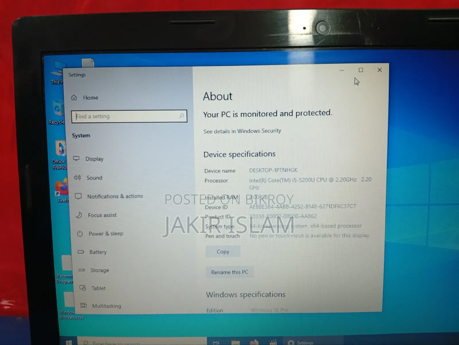 Laptop Lenovo G40 8GB Intel Core i5 HDD 500GB