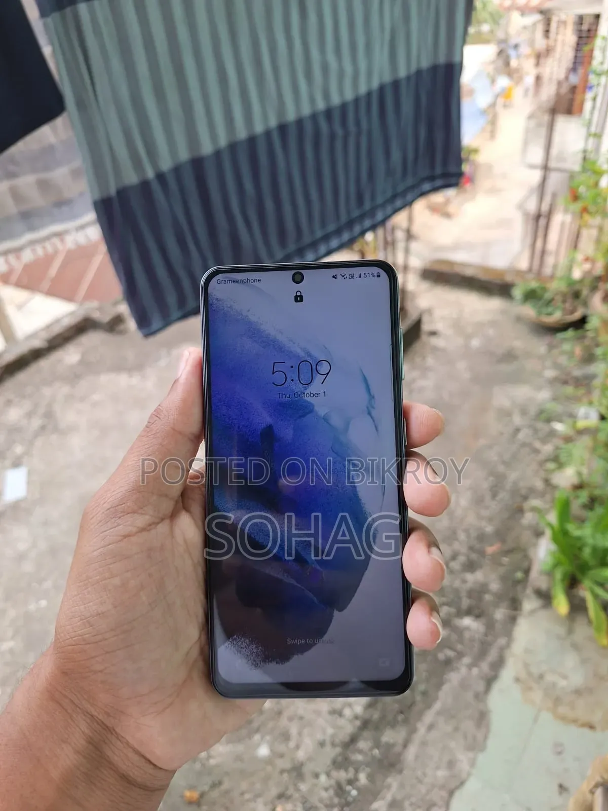 স্যামসাং গ্যালাক্সি এস২১ ৫জি ১২৮ জিবি ব্ল্যাক