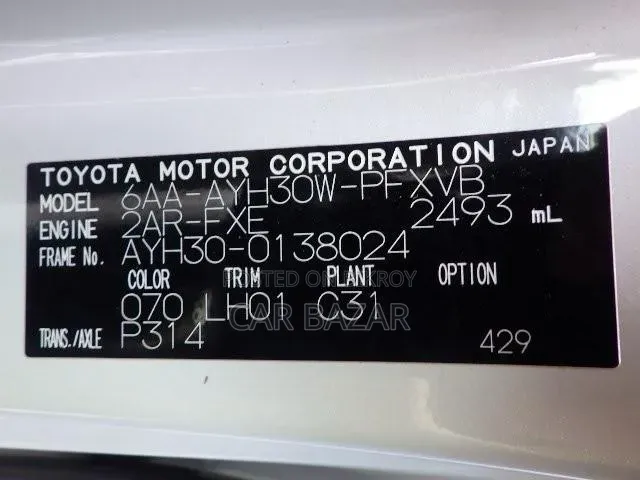 2021 Toyota Alphard 2.5 Hybrid AWD Pearl