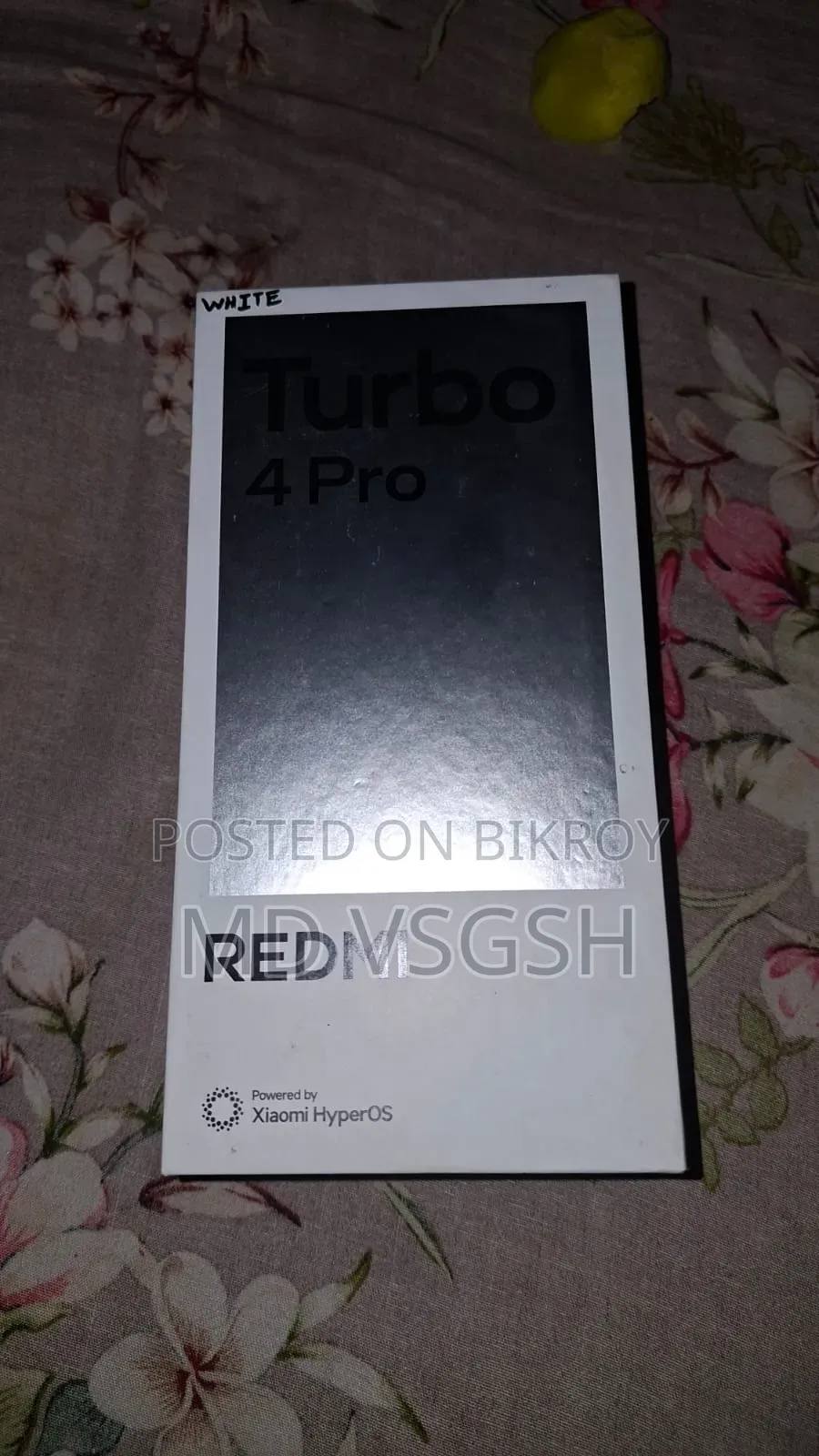 Xiaomi Redmi Turbo 4 Pro 256 GB White