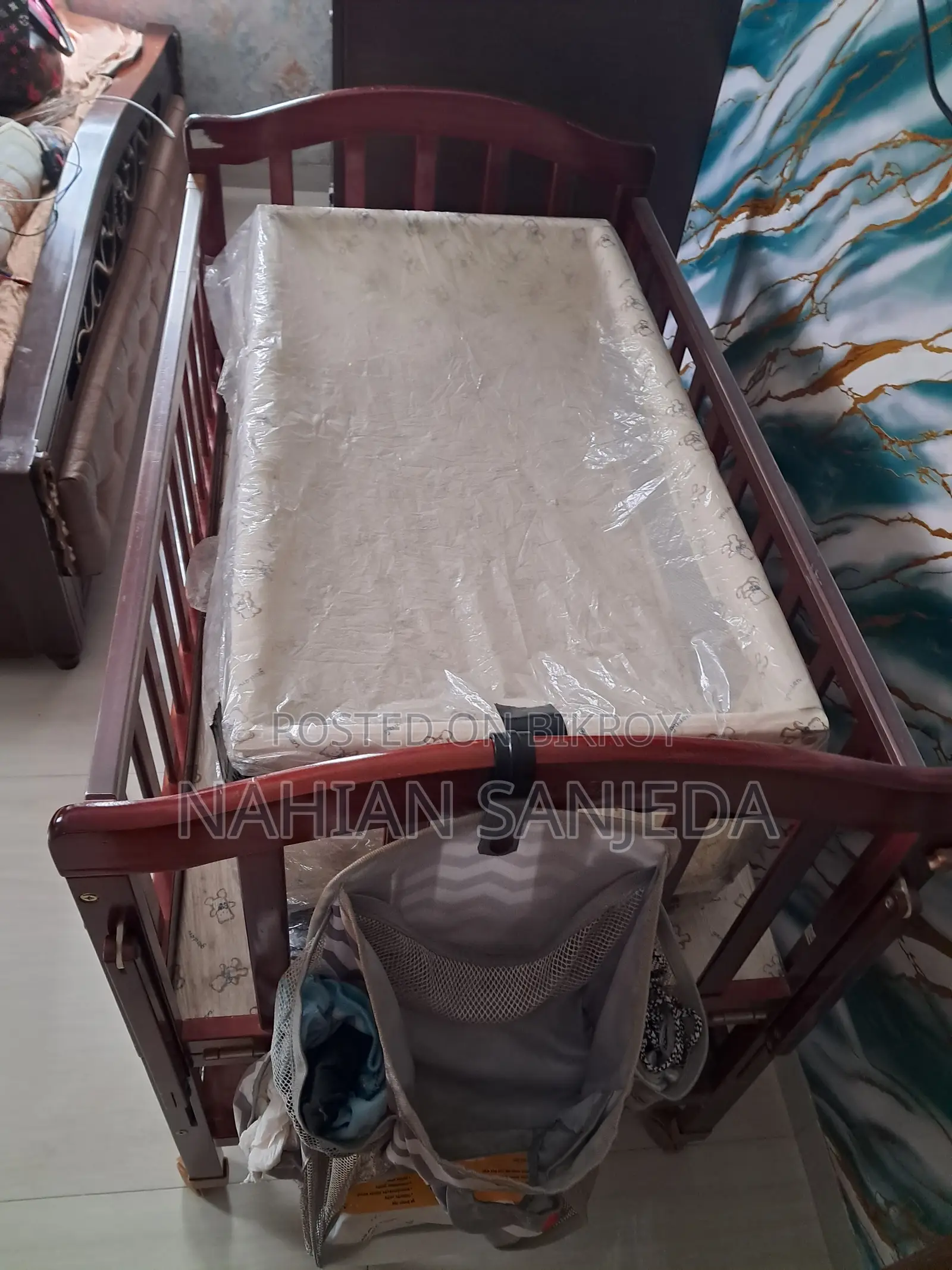 Baby Cot With Bassinet