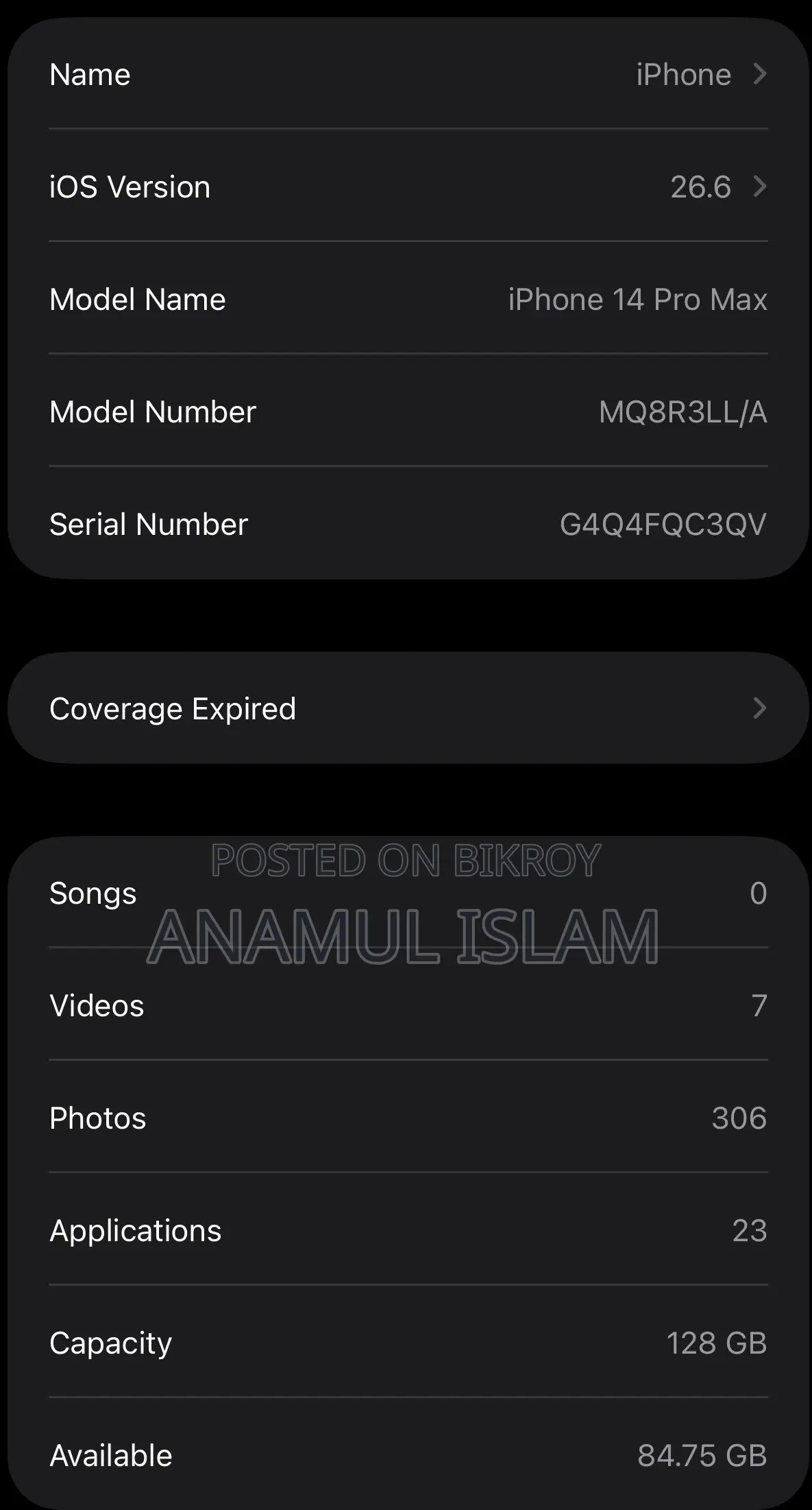 Apple iPhone 14 Pro Max 128 GB Purple