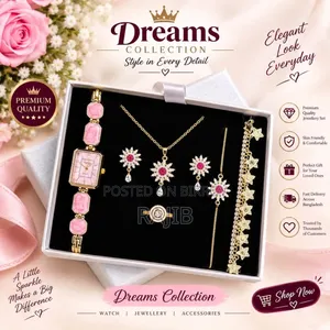 👑 Premium Jewelry and Watch Gift Set 👑