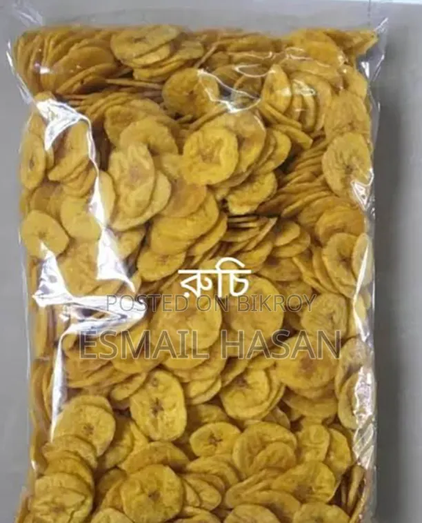 Buy 5 packets of banana chips and get 1 packet free