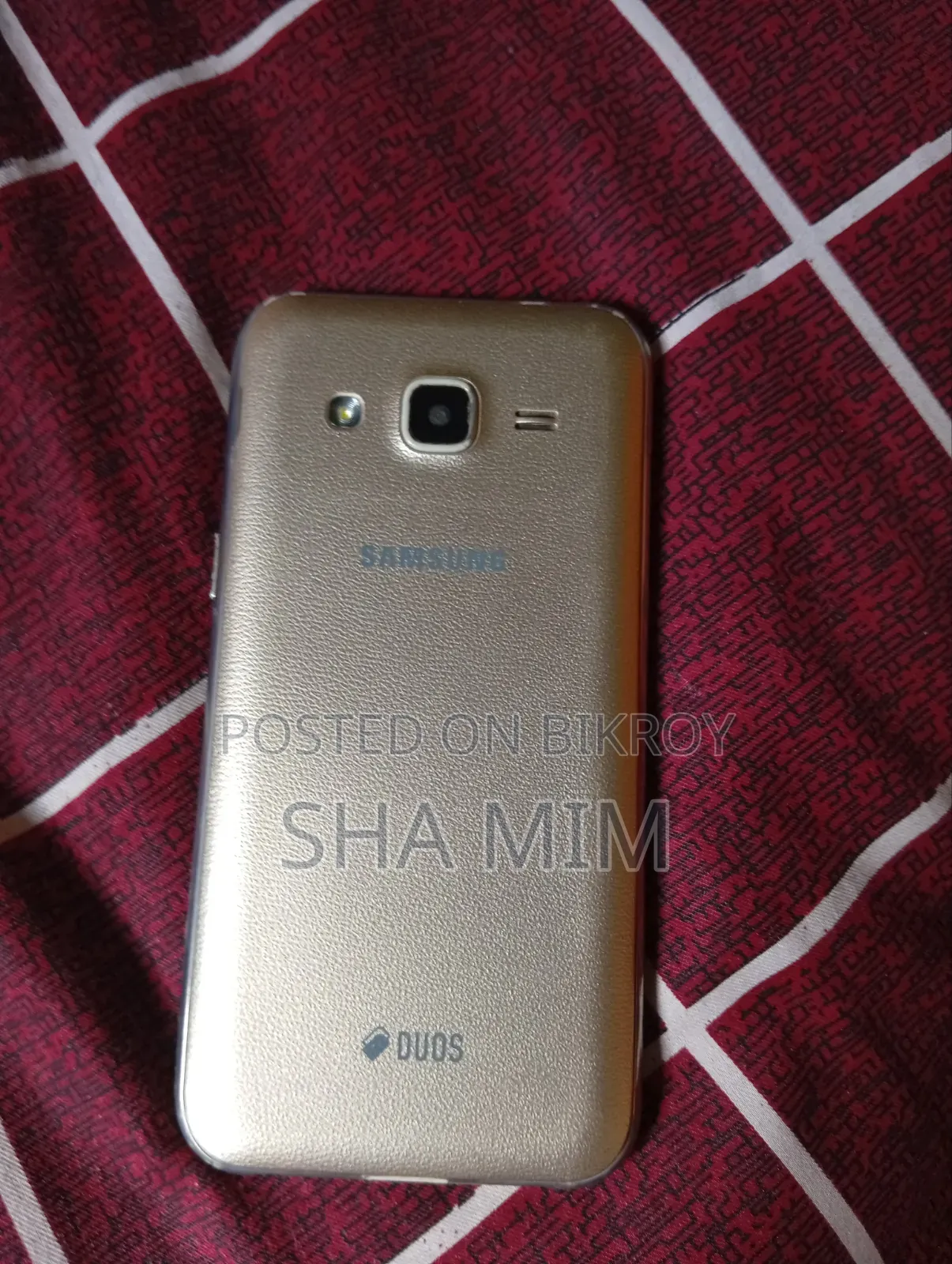 স্যামসাং গ্যালাক্সি জে২ ৮ জিবি গোল্ড