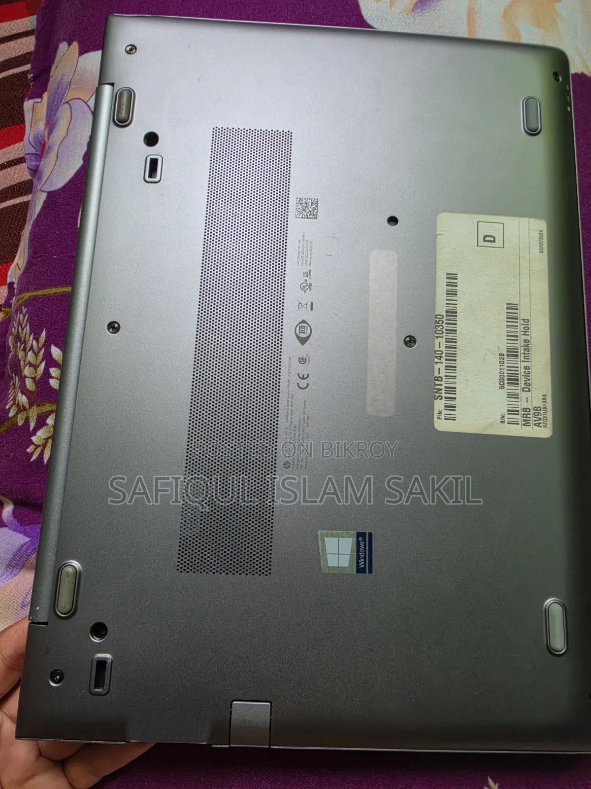 ল্যাপটপ এইচপি জেডবুক ১৪ইউ জি৬ ১৬জিবি ইন্টেল কোর আই৫ এসএসডি ৫১২জিবি