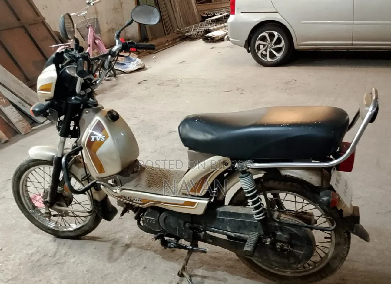 TVS XL 100 2020 Silver