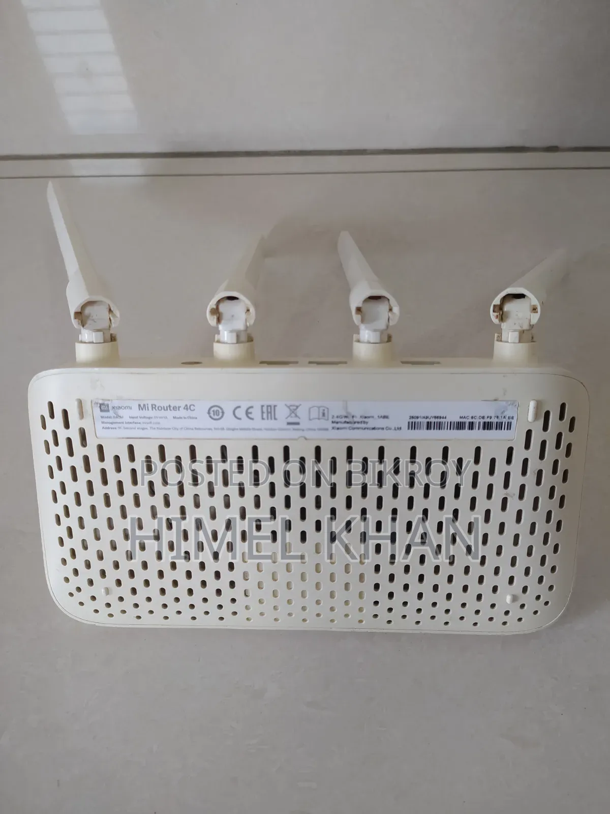 Mi 4C 300Mbps ওয়াইফাই রাউটার ভালো অবস্থা