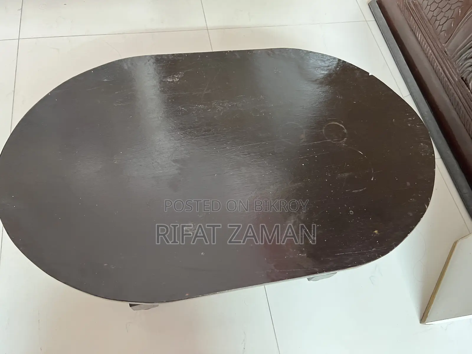 Wooden Table (Laptop/One Person Breakfast)