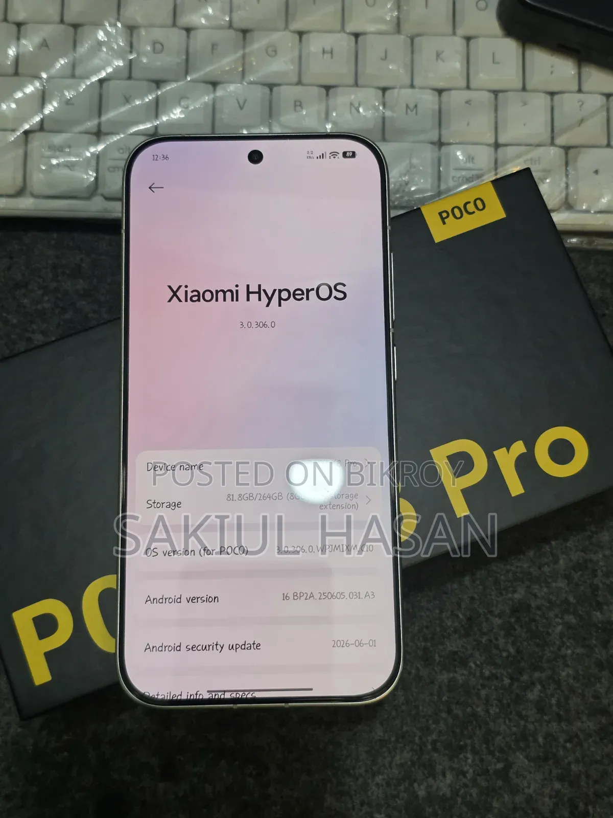 Xiaomi Poco X8 Pro 256 GB White