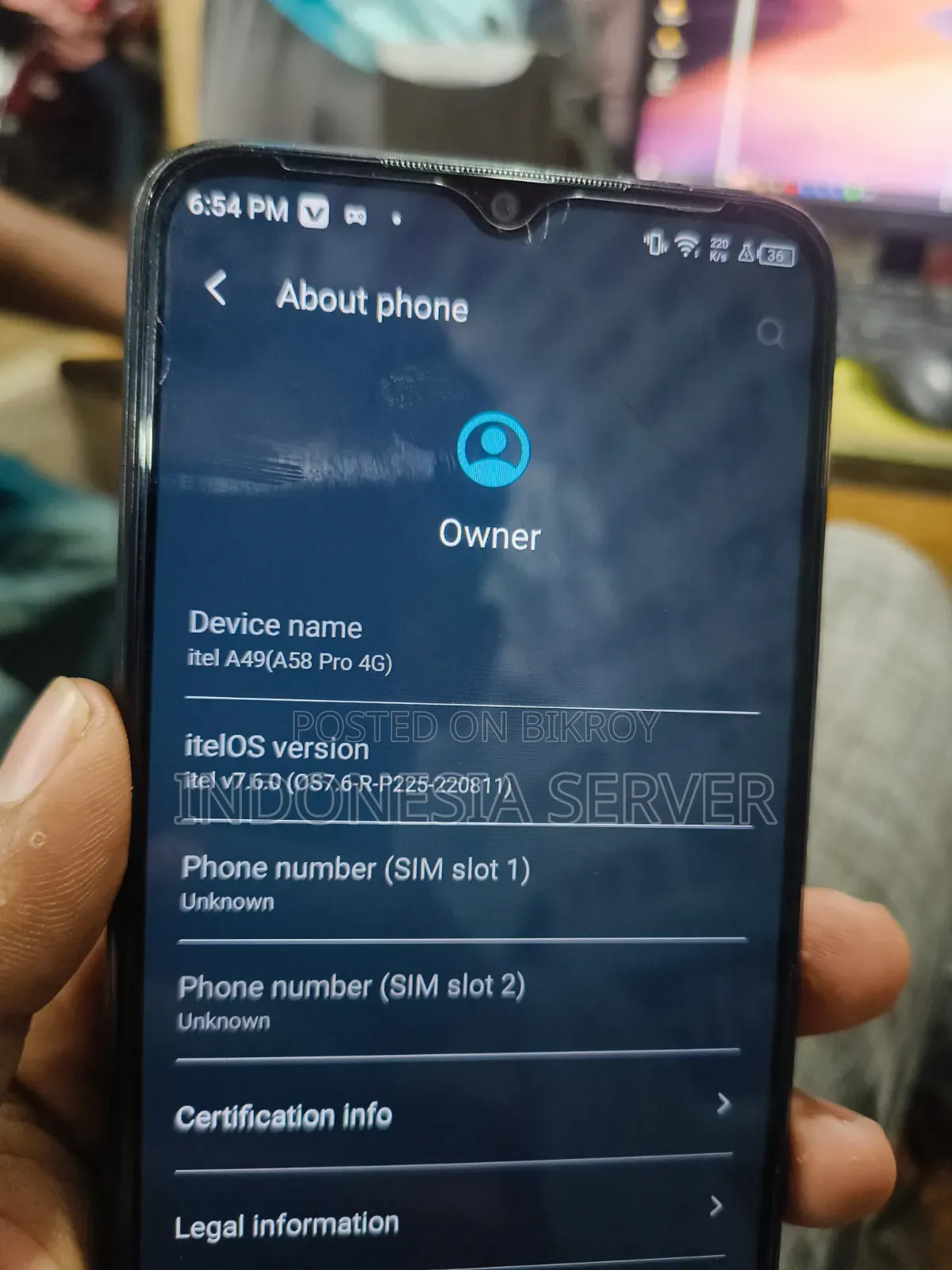 Itel A58 Pro 32 GB Black