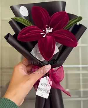 A beautiful bouquet decorated in the colors of love — a piece for your loved one