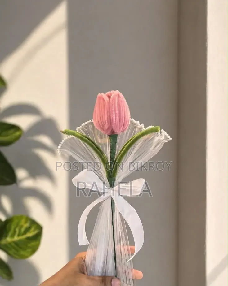 A beautiful bouquet decorated in the colors of love — a piece for your loved one