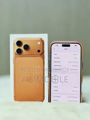 New Apple iPhone 17 Pro Max 256 GB Orange