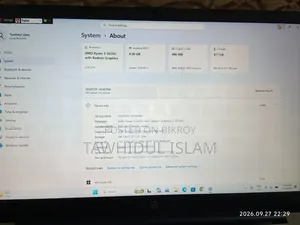 ল্যাপটপ এইচপি ১৫এস ৮জিবি এএমডি রাইজেন ৫ এসএসডি ৫১২জিবি