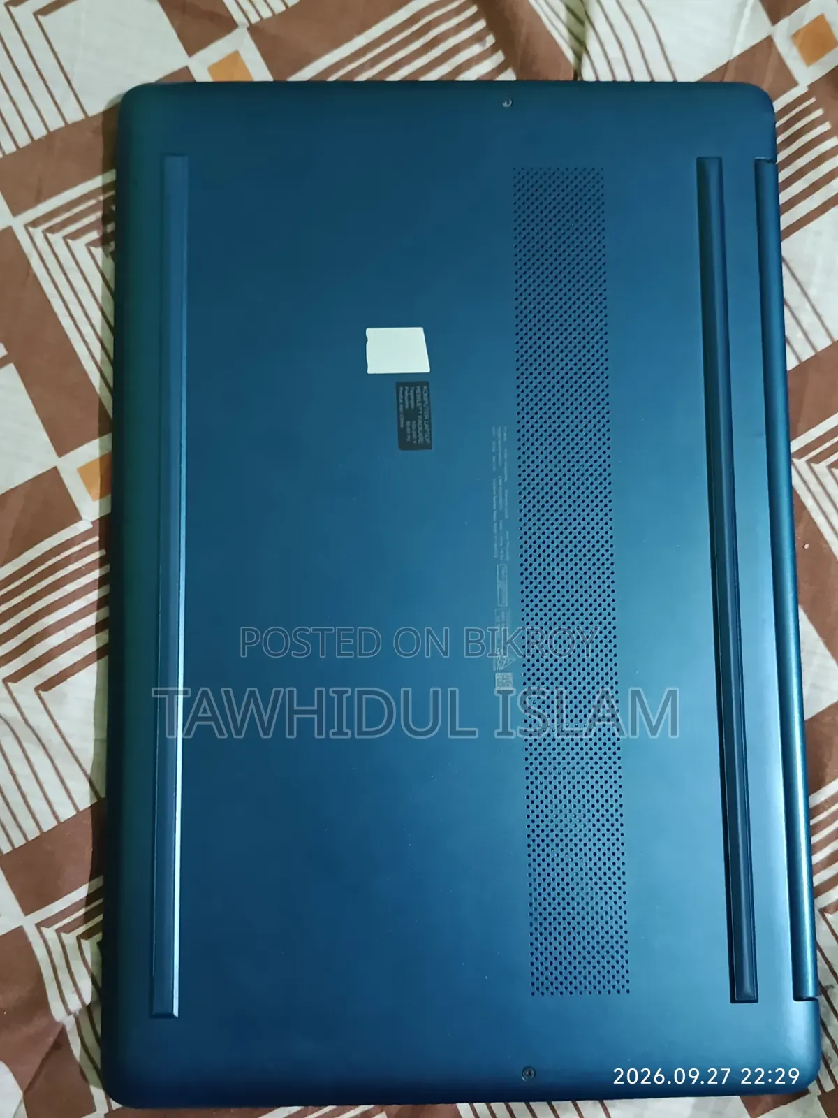 ল্যাপটপ এইচপি ১৫এস ৮জিবি এএমডি রাইজেন ৫ এসএসডি ৫১২জিবি