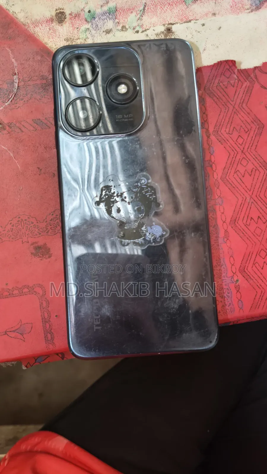 টেকনো স্পার্ক ১০সি ১২৮ জিবি কালো