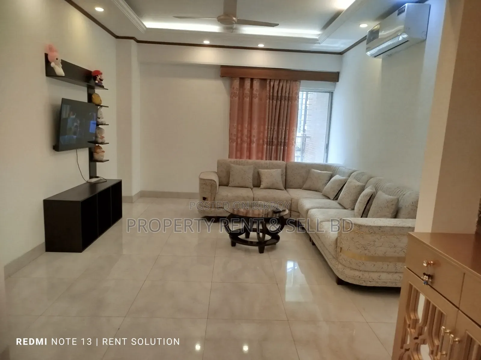 Furnished 3 Bedroom Apartment in Banani for rent