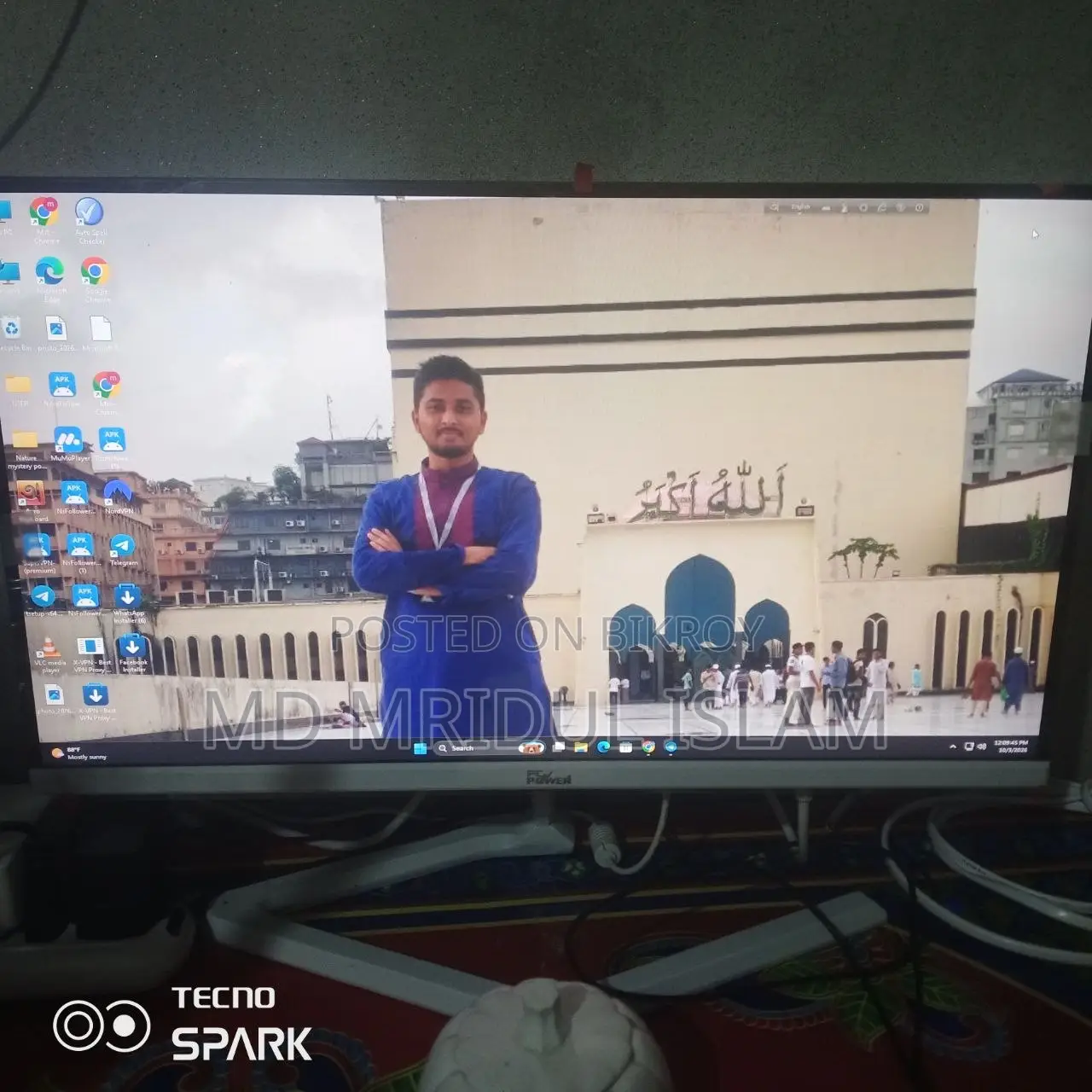 Desktop Computer MSI model 8GB AMD Ryzen 5 SSD 256GB