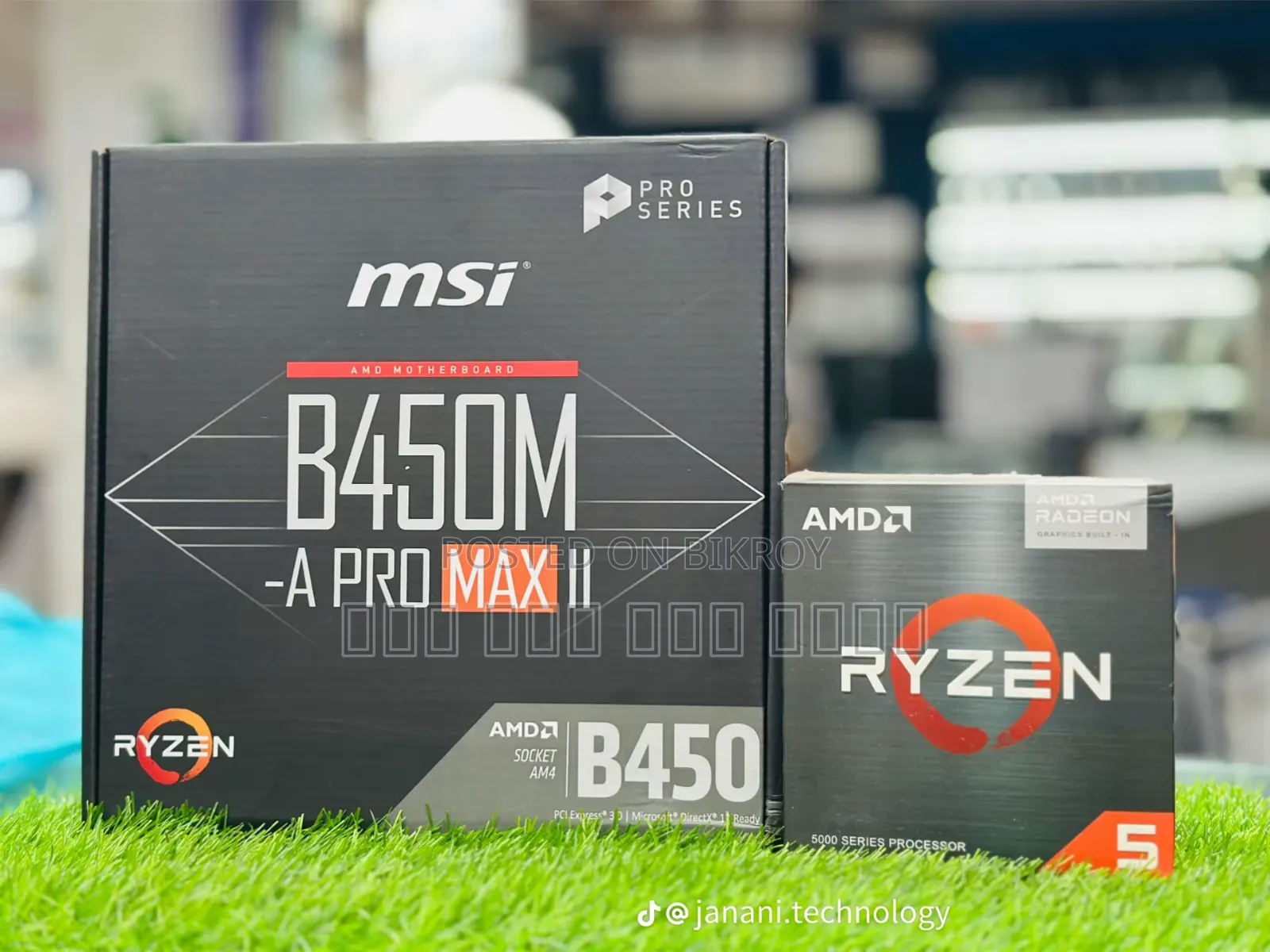 Desktop Computer MSI model 16GB AMD Ryzen 5 SSD 256GB