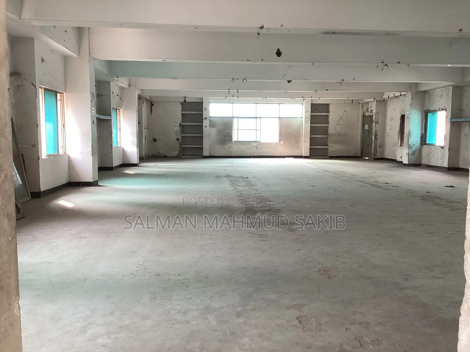 9000 Sq Ft (3 Floors) Rent for Factory, Bank, Warehouse in Degerchala