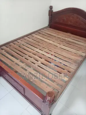 Solid Wooden Double Bed