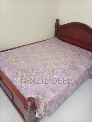 Solid Wooden Double Bed