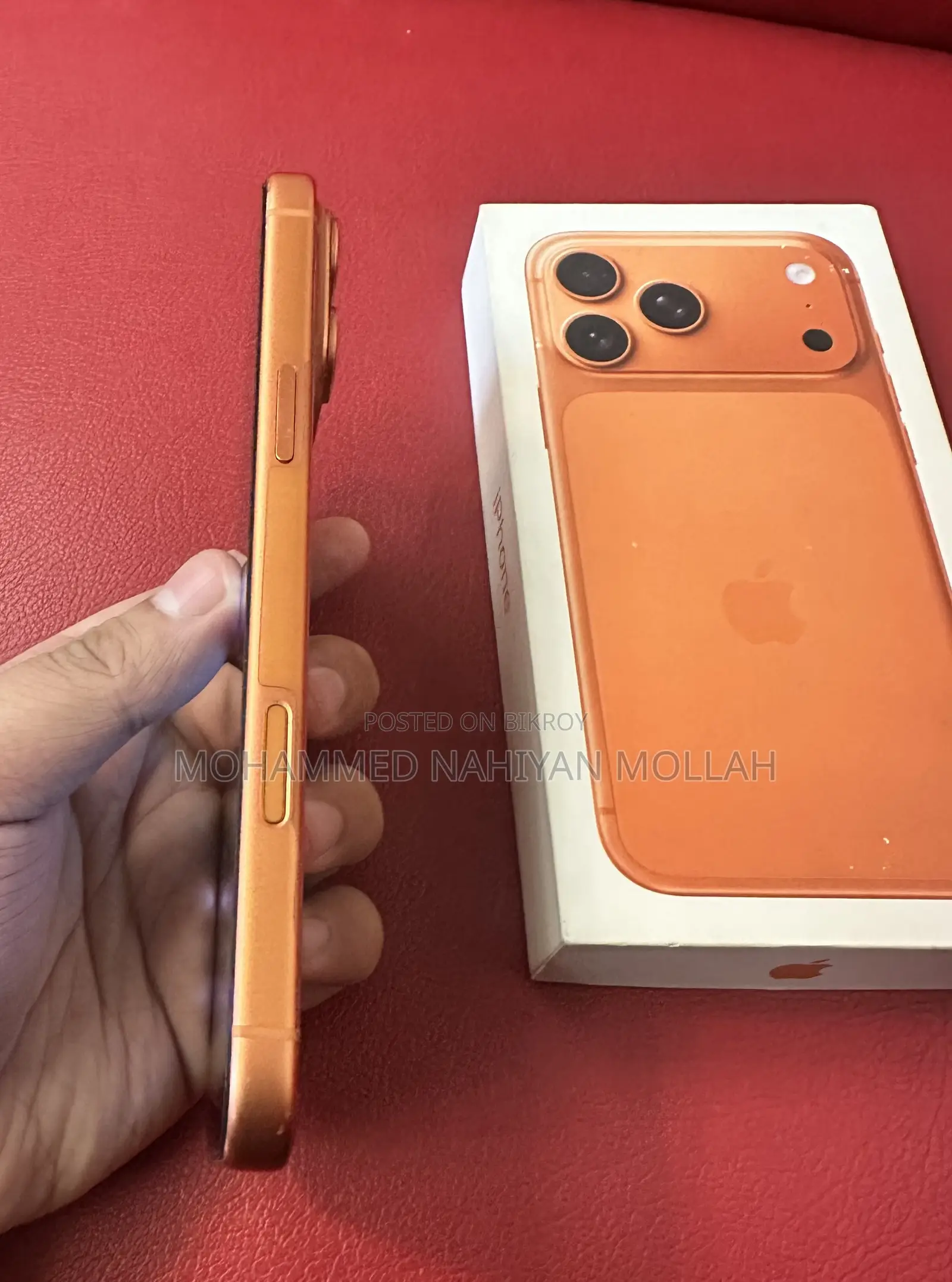 অ্যাপল আইফোন ১৭ প্রো ম্যাক্স ২৫৬ জিবি কমলা