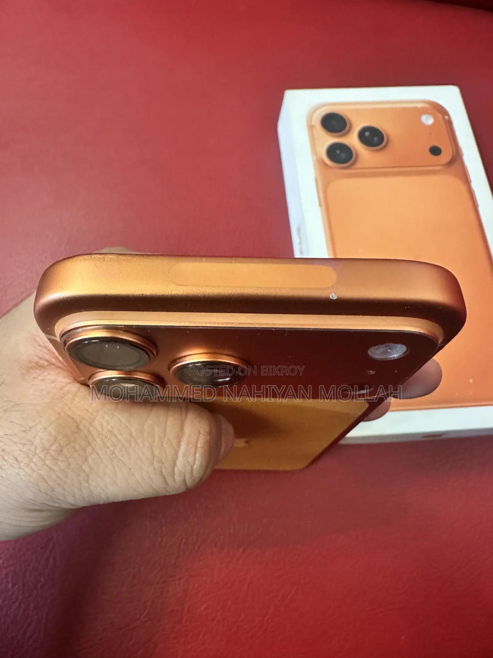 অ্যাপল আইফোন ১৭ প্রো ম্যাক্স ২৫৬ জিবি কমলা