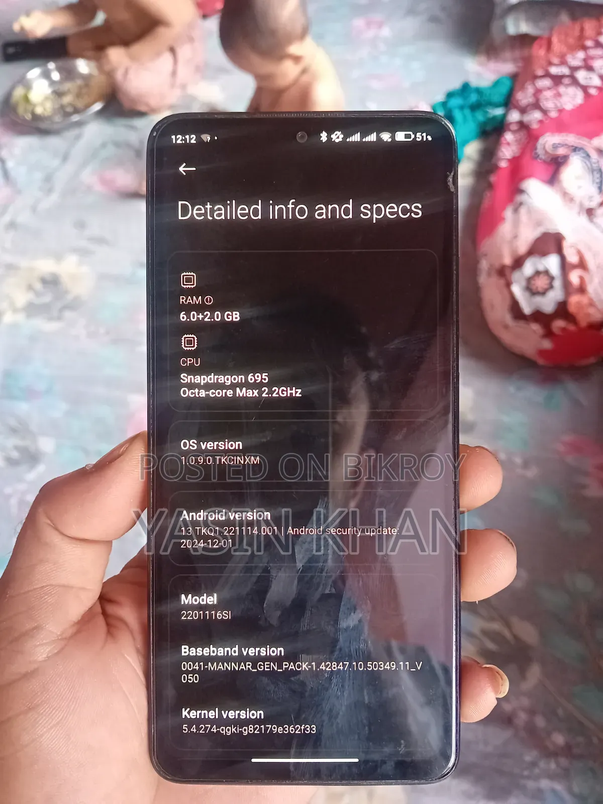 Xiaomi Redmi Note 11 Pro+ 5G 128 GB Red