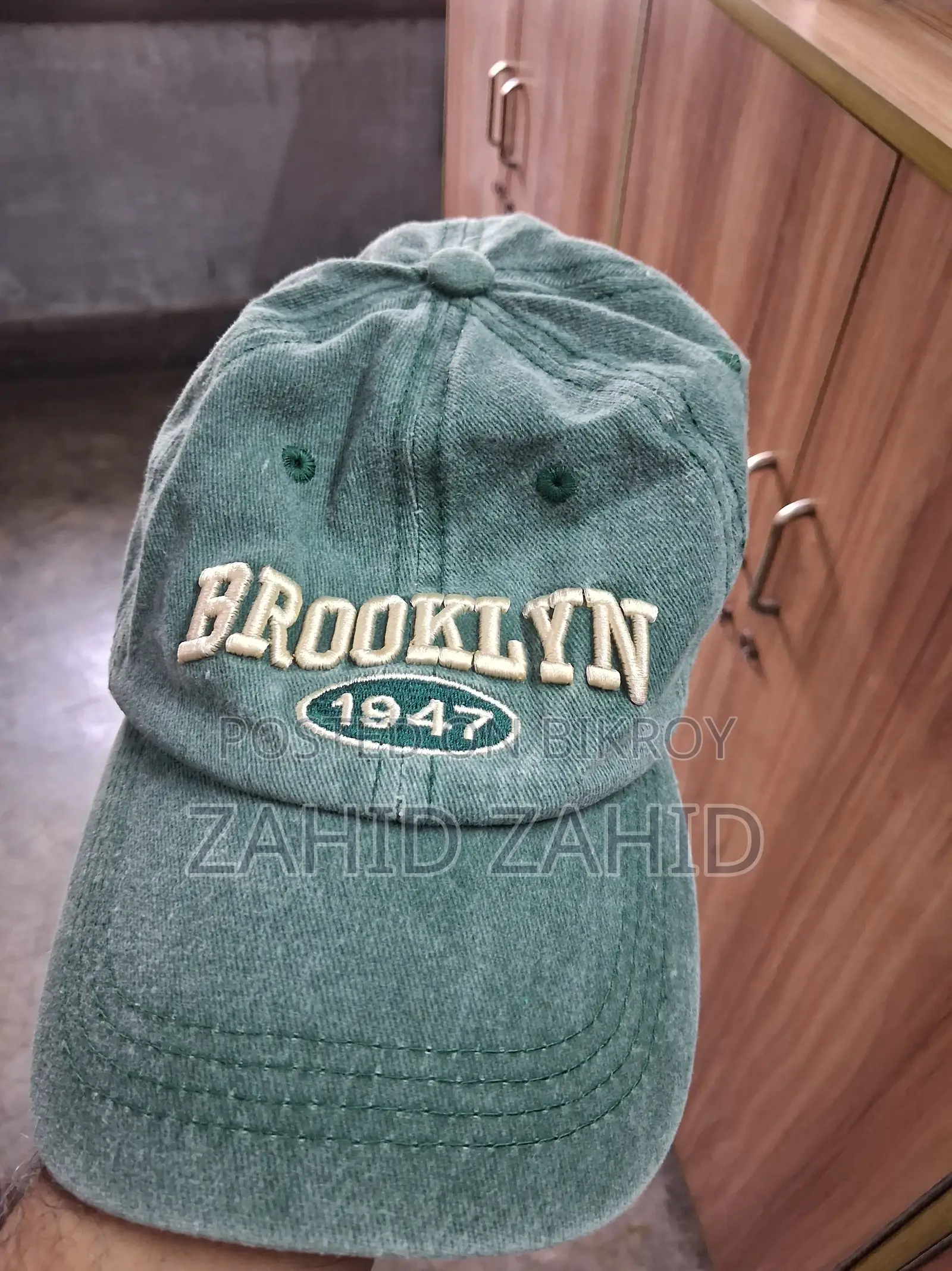 বেসবল ক্যাপ মেনস আমেরিকান ভিন্টেজ BROOKLYN 1947 এমব্রয়ডারড লেটার