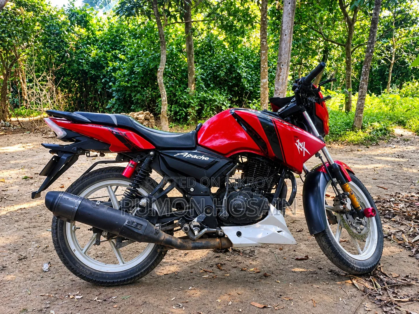 TVS Apache RTR 160 2V 2014 Red