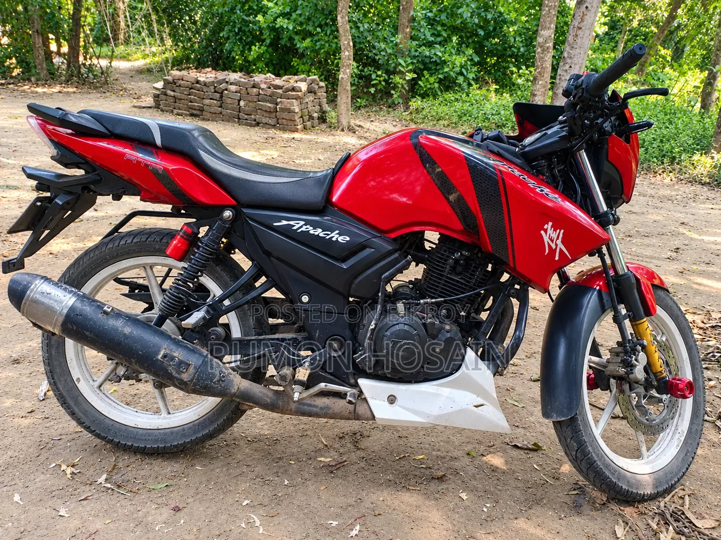 TVS Apache RTR 160 2V 2014 Red