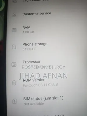 Vivo Y20 64 GB Blue