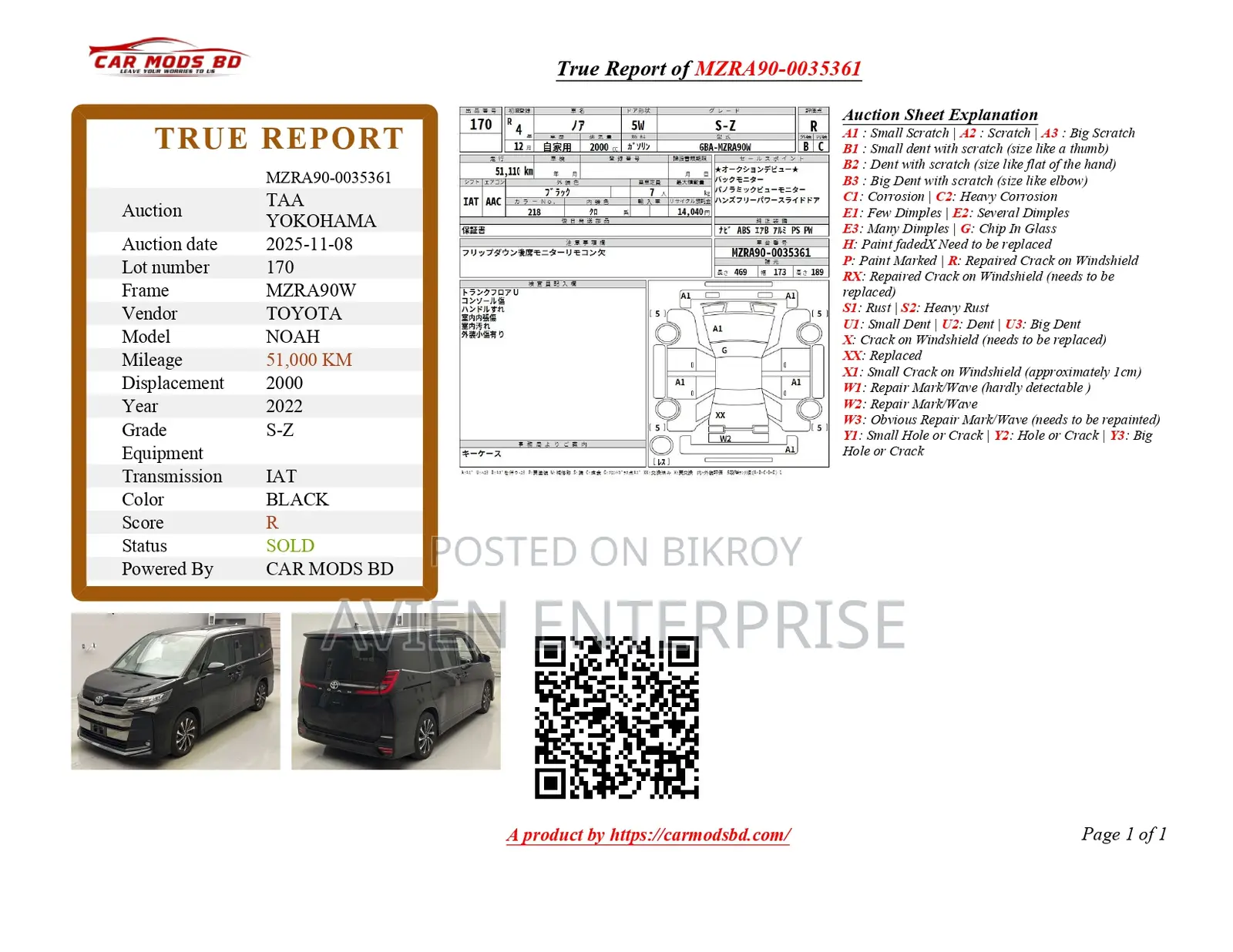Toyota Noah 2022 Black